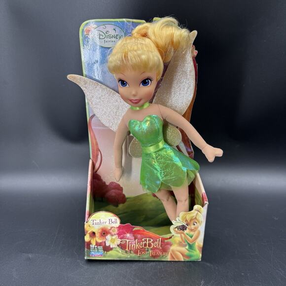 2009 Disney Fairies Tinker Bell And The Lost Treasure Tinker Bell Doll Plush New - Picture 1 of 8